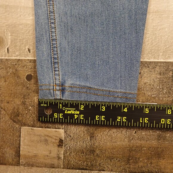 Hue Essential Denim Leggings Women's Large Blue stretchy Mid Rise - Picture 9 of 11